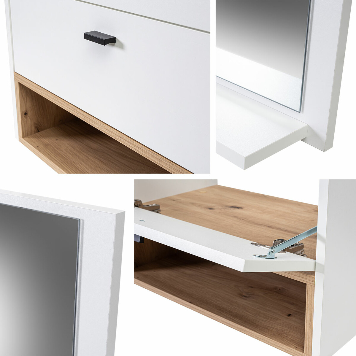 Bathroom set Velum II (White + Artisan oak)