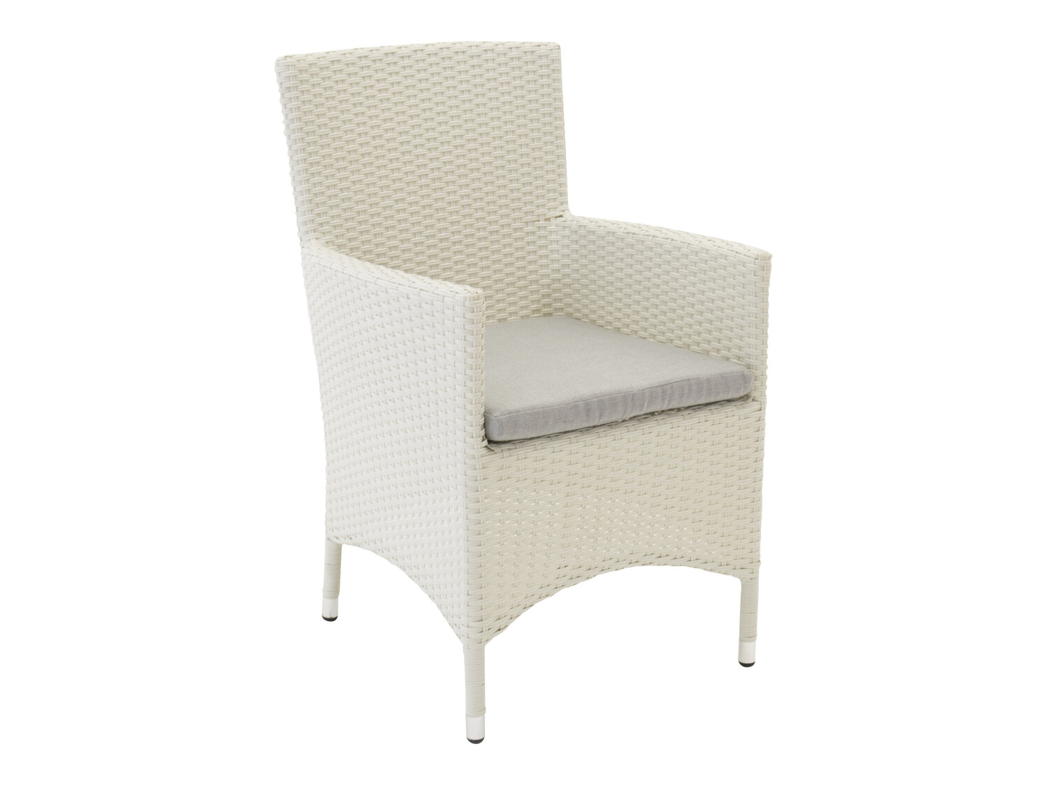 Outdoor armchair Dallas 739 (White + Grey)