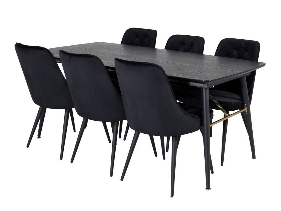Dining set Dallas 1453 (Black)