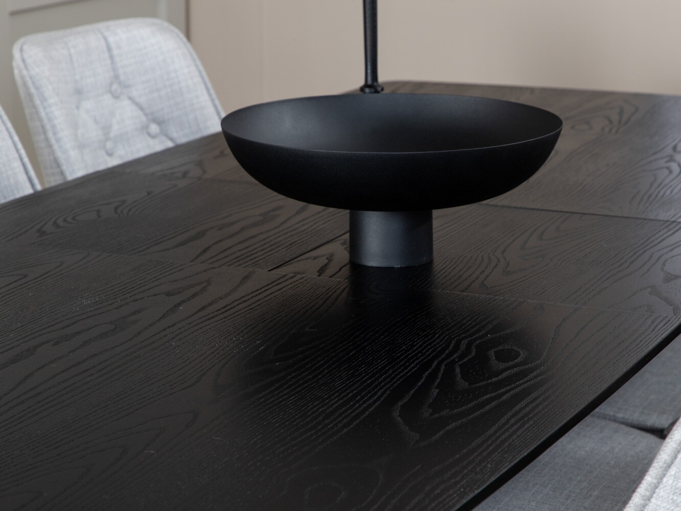 Dining set Dallas 1454 (Grey + Black)