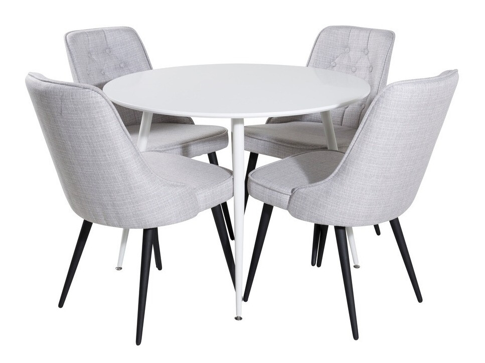 Dining set Dallas 1535 (Grey + Black)