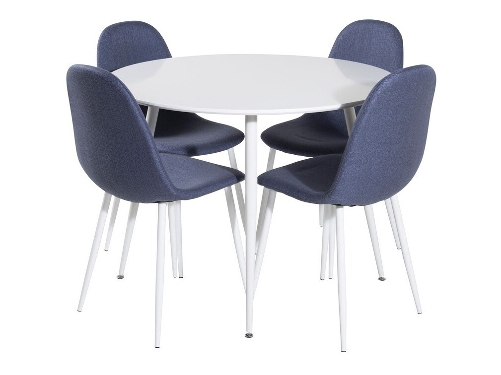Dining set Dallas 1540 (Blue + White)