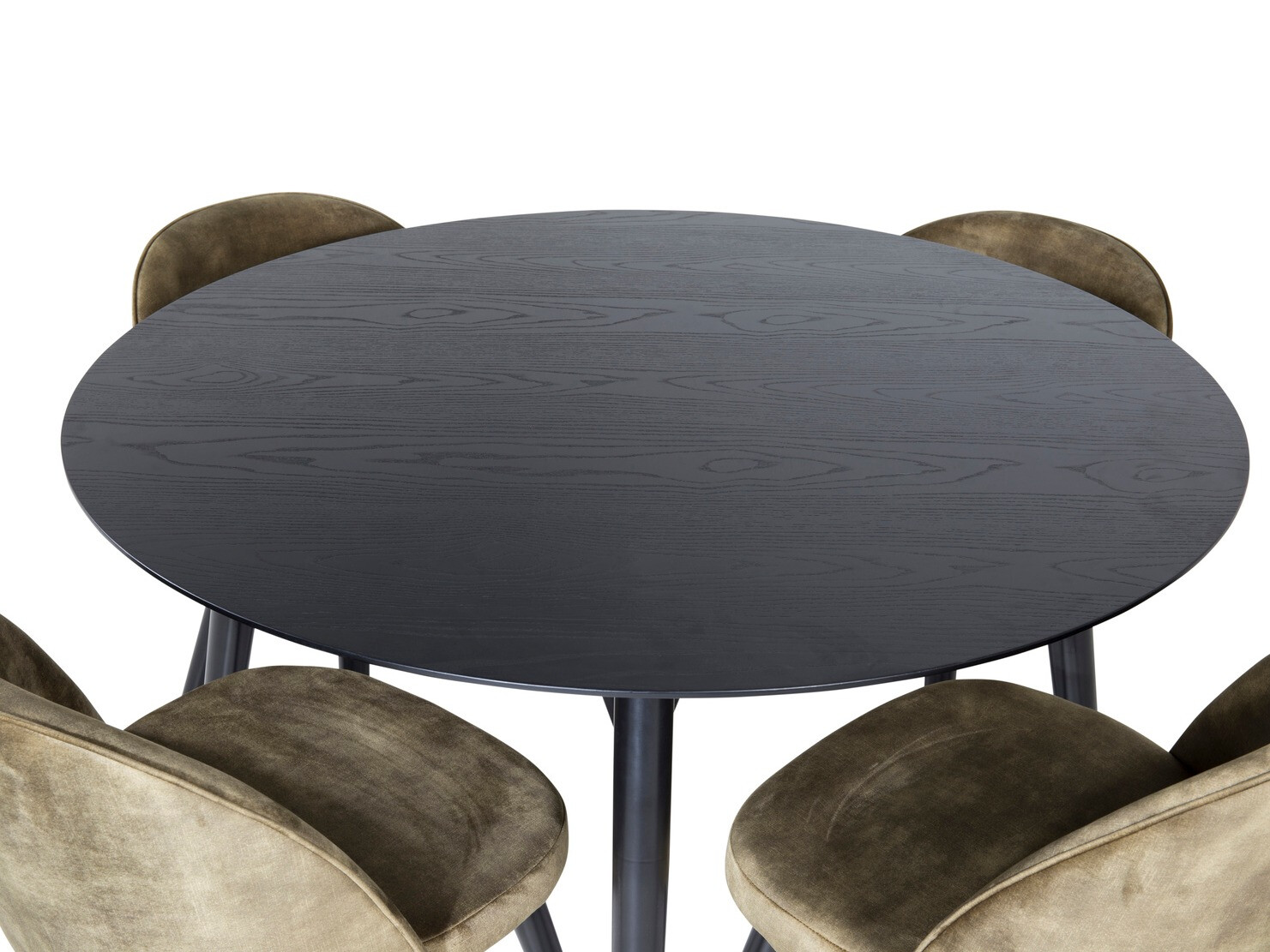 Dining set Dallas 1559 (Dusty green + Black)