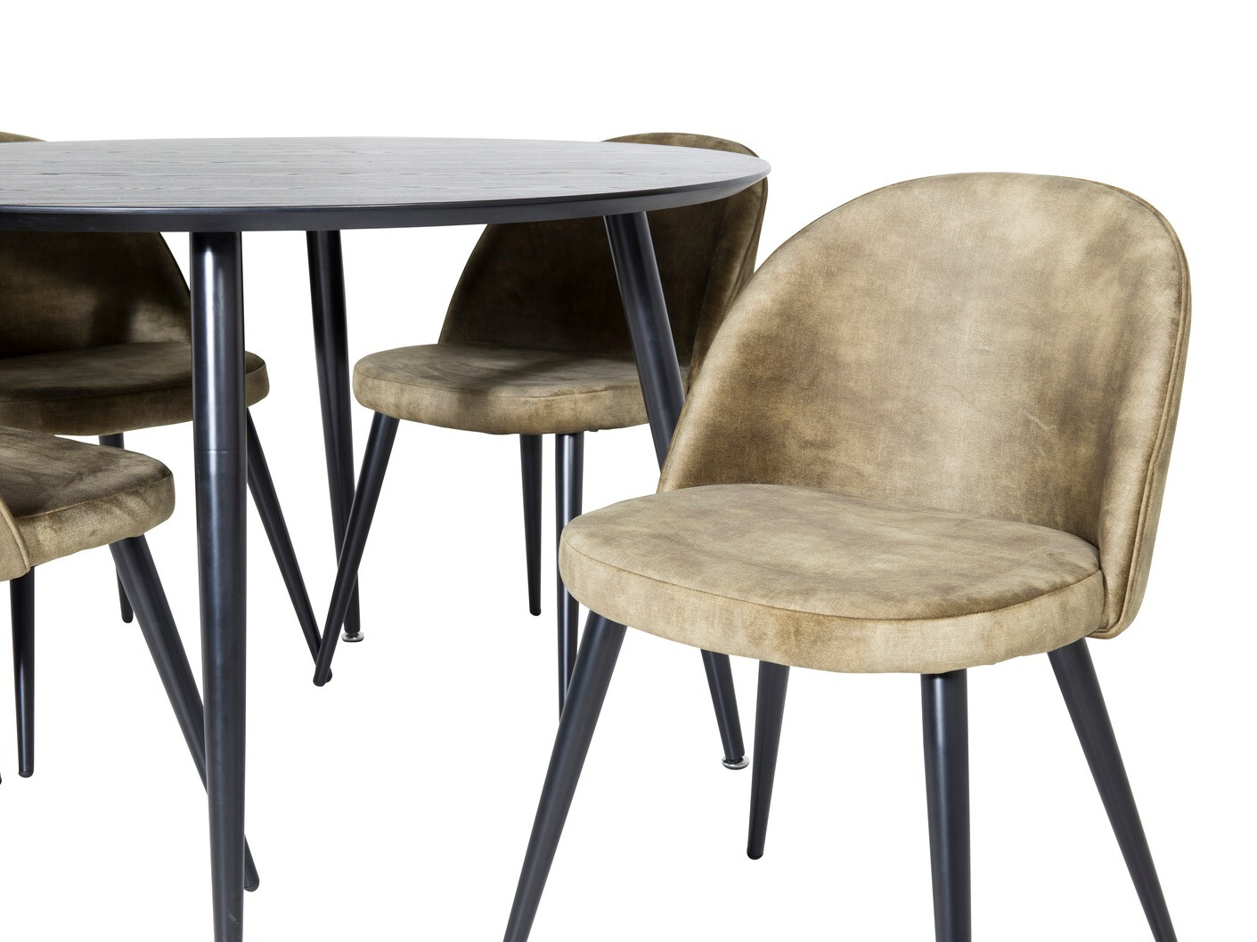 Dining set Dallas 1559 (Dusty green + Black)
