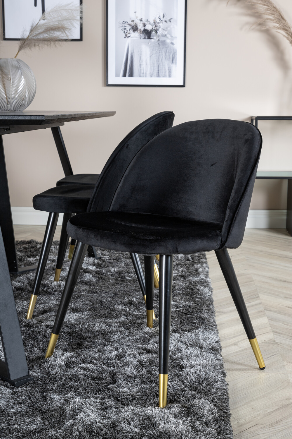 Dining set Dallas 1583 (Black)