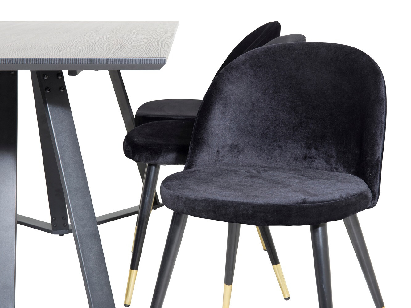 Dining set Dallas 1583 (Black)