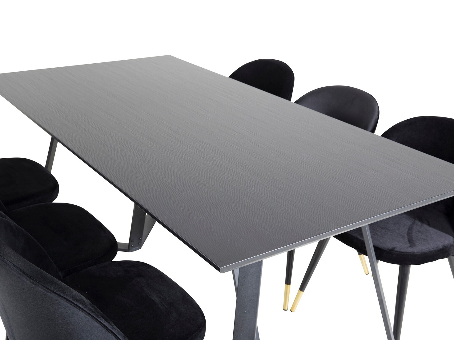 Dining set Dallas 1583 (Black)