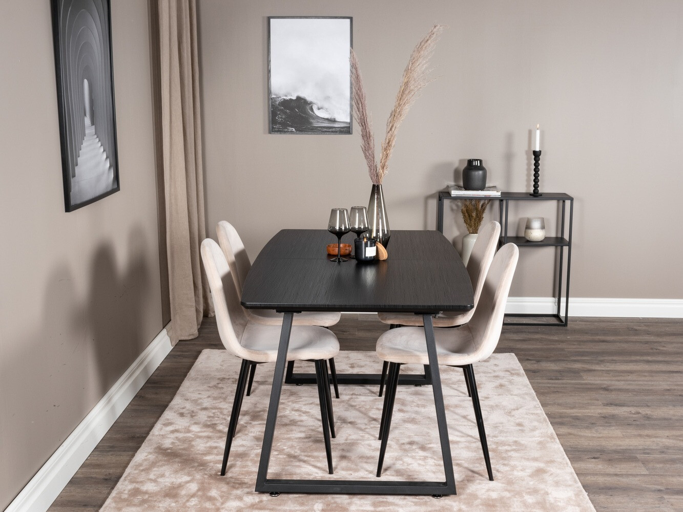 Dining set Dallas 1616 (Beige)
