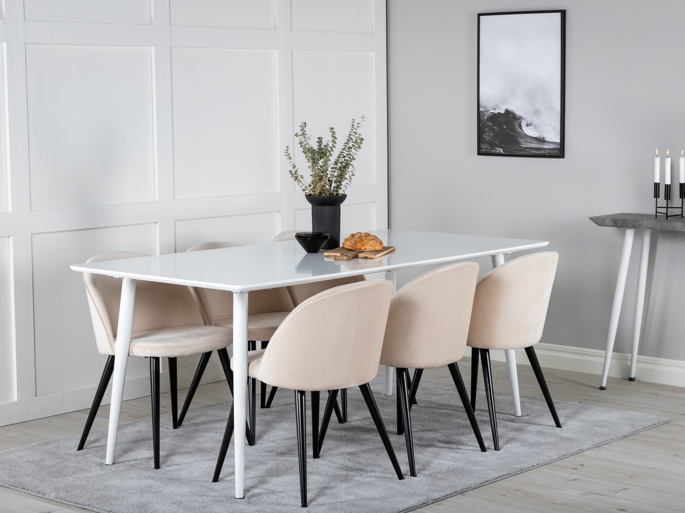 Dining set Dallas 1624 (Beige)