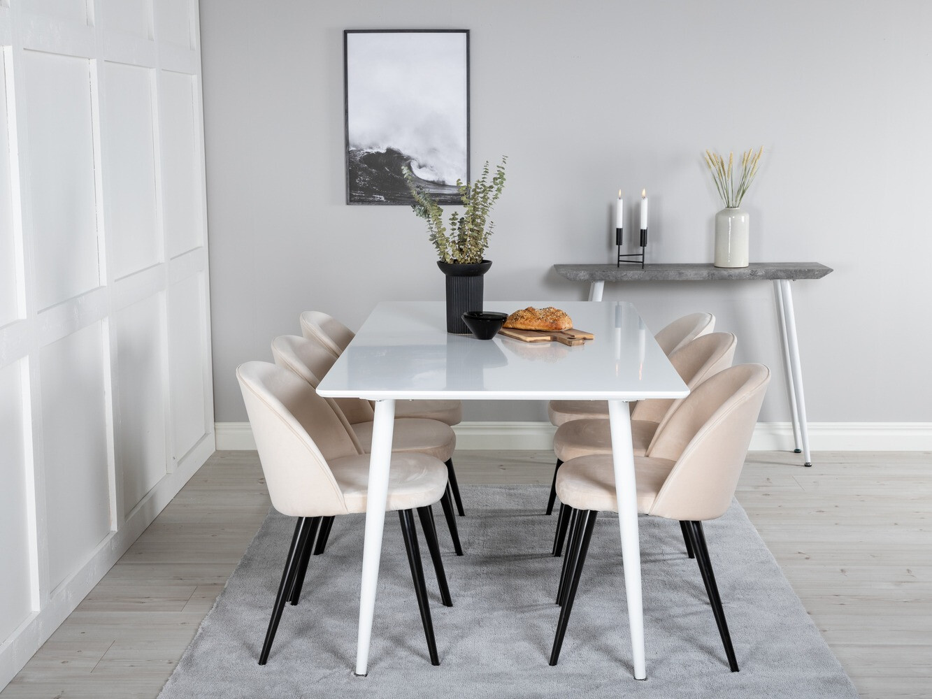 Dining set Dallas 1624 (Beige)