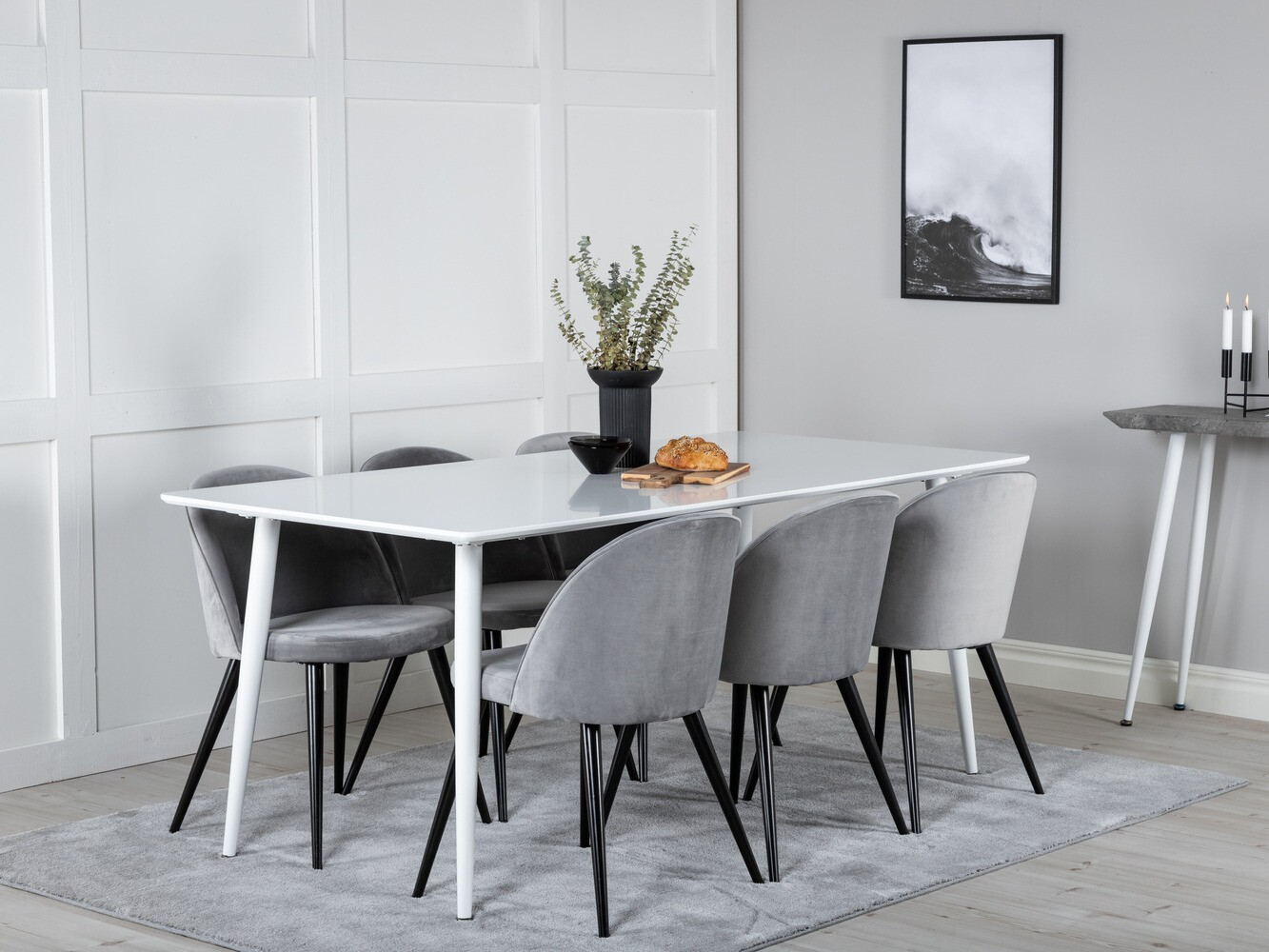 Dining set Dallas 1624 (Grey)