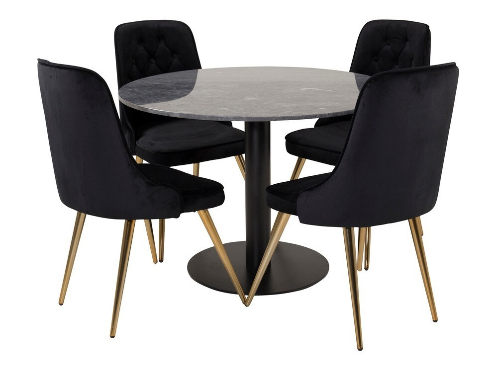 Dining set Dallas 1627 (Black)