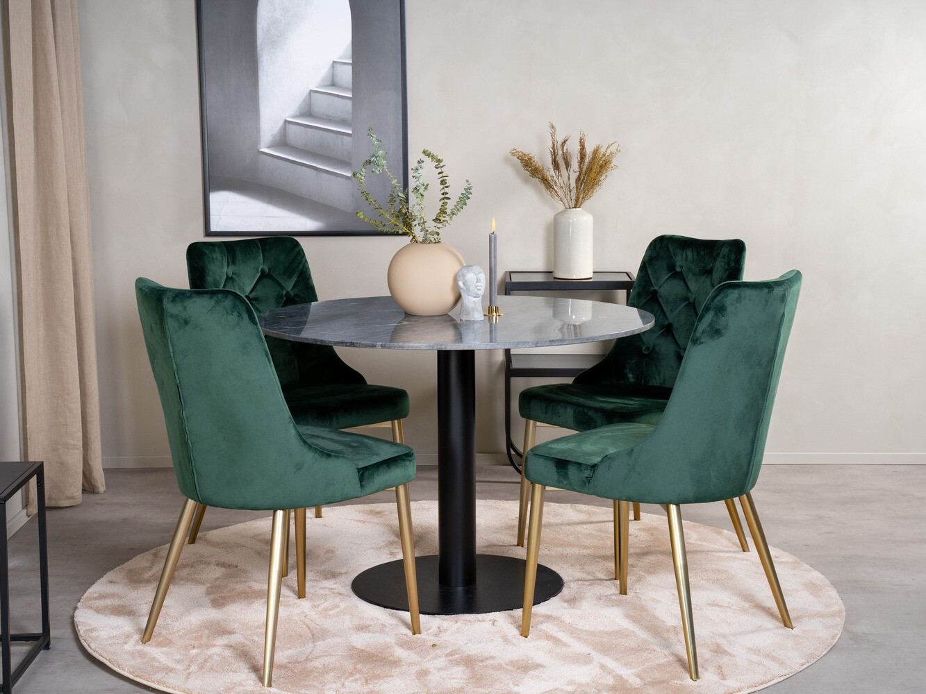Dining set Dallas 1627 (Green)