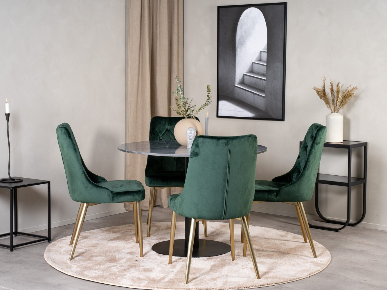 Dining set Dallas 1627 (Green)