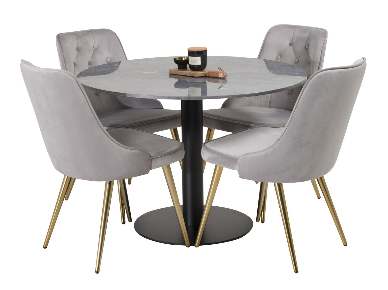 Dining set Dallas 1627 (Grey)