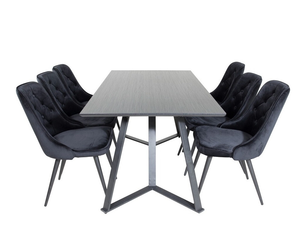 Dining set Dallas 1628 (Black)