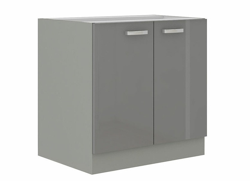 Modular cabinet with doors Multi Grey 112