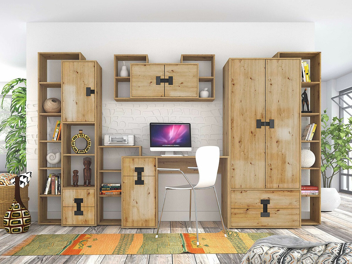 Home office set Florevi 104 (Artisan oak)