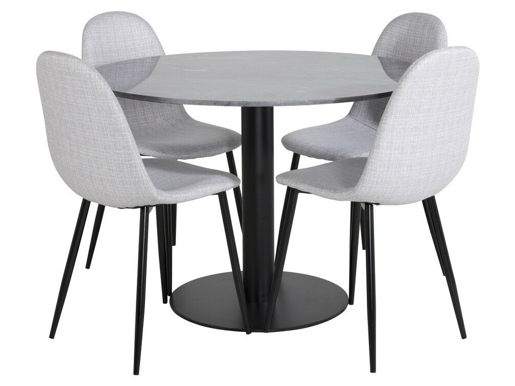 Dining set Dallas 2627 (Grey + Black)