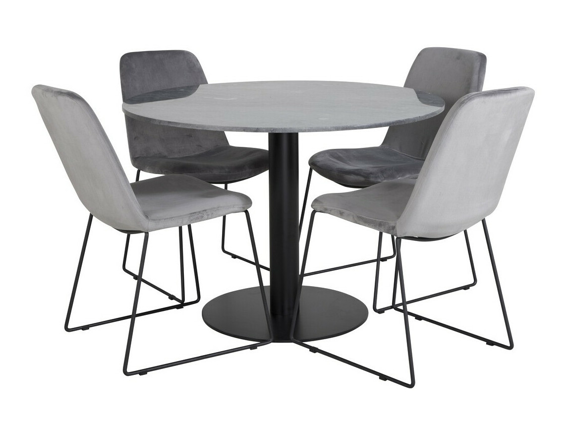 Dining set Dallas 2631 (Grey + Black)