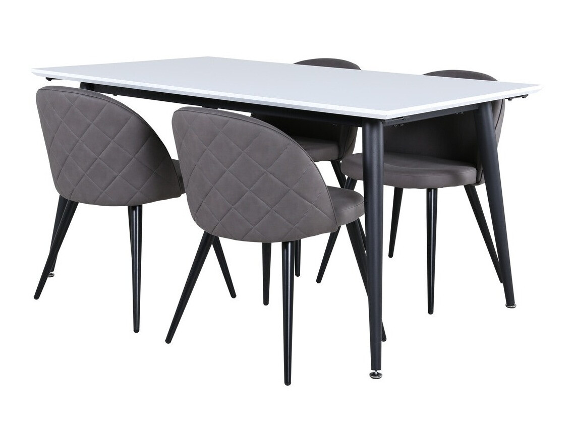 Dining set Dallas 2738 (Grey + Black)