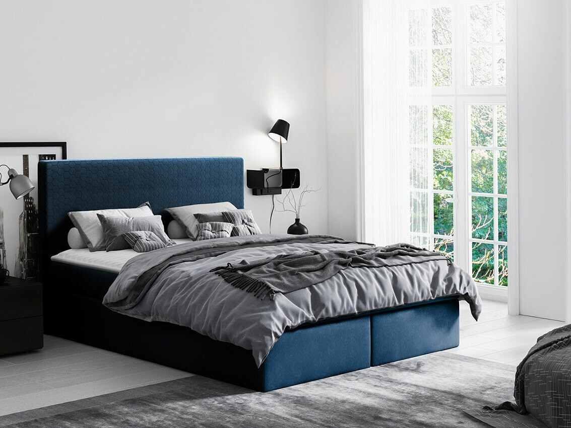 Continental bed Baltimore 126 (Velluto 11)