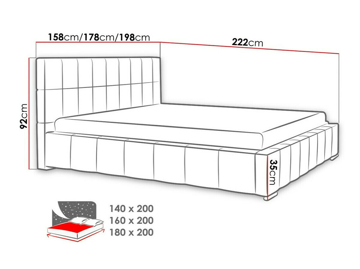 Bed Arcus (Rico 13)