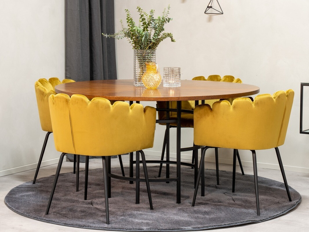 Dining set Dallas 310 (Yellow + Black)