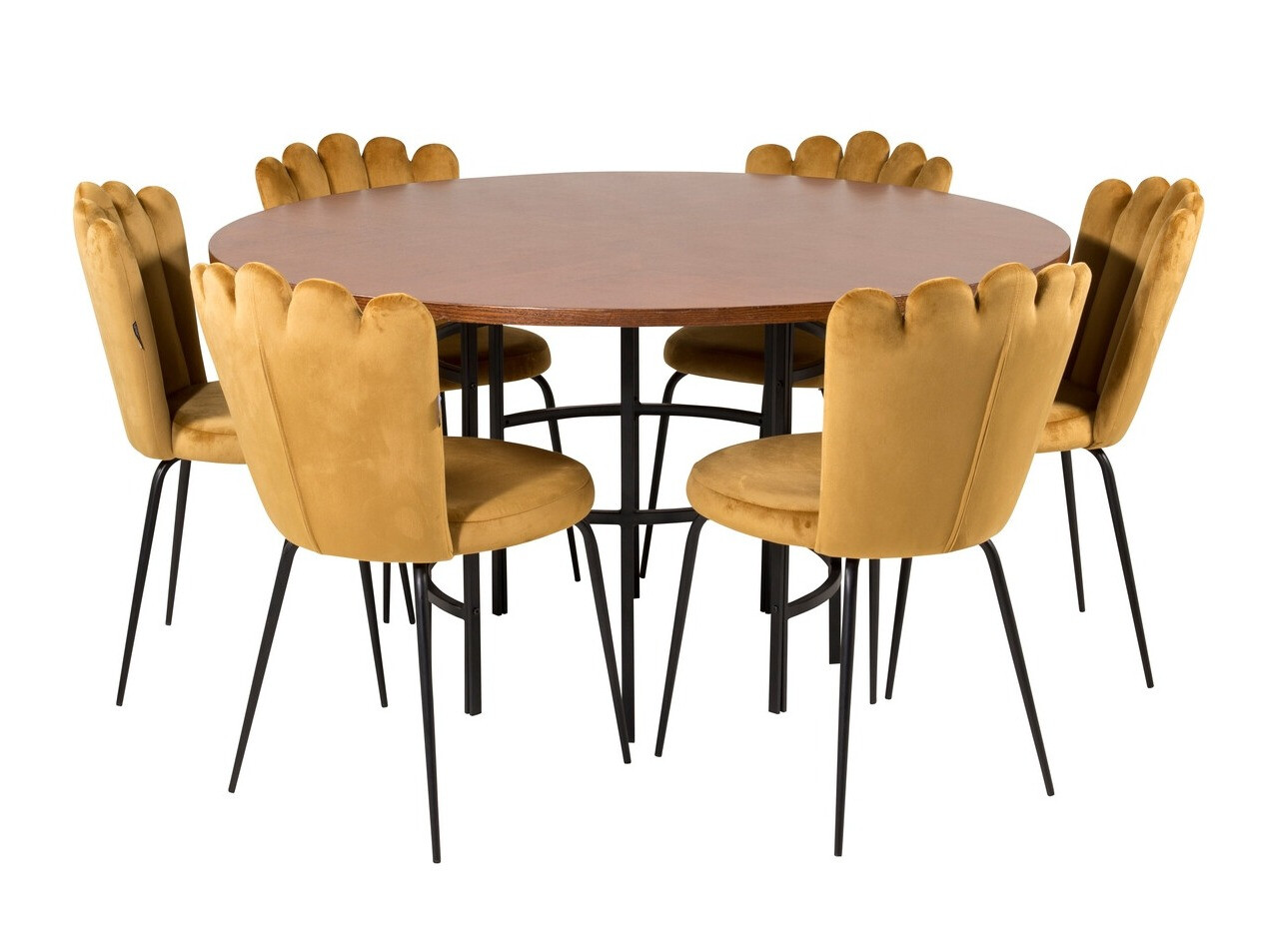 Dining set Dallas 315 (Yellow + Black)