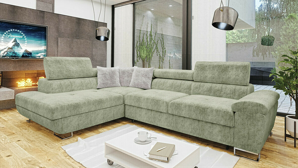 Corner sofa Comfivo Ruta II (Miu 2049 + Miu 2059)