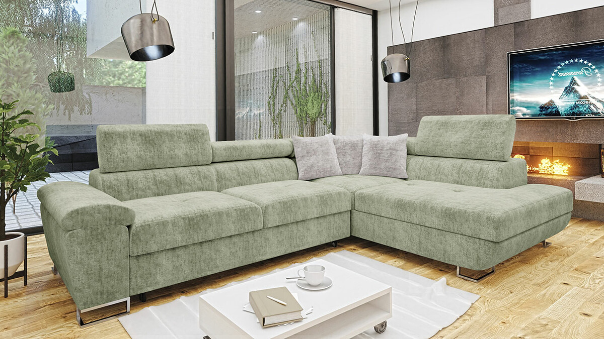 Corner sofa Comfivo Ruta II (Miu 2049 + Miu 2059)