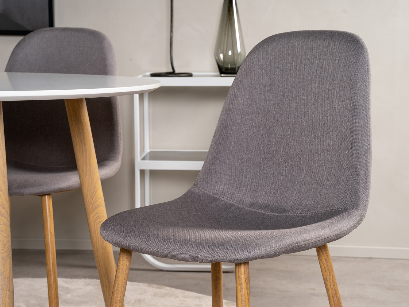 Dining set Dallas 291 (Grey + Oak)