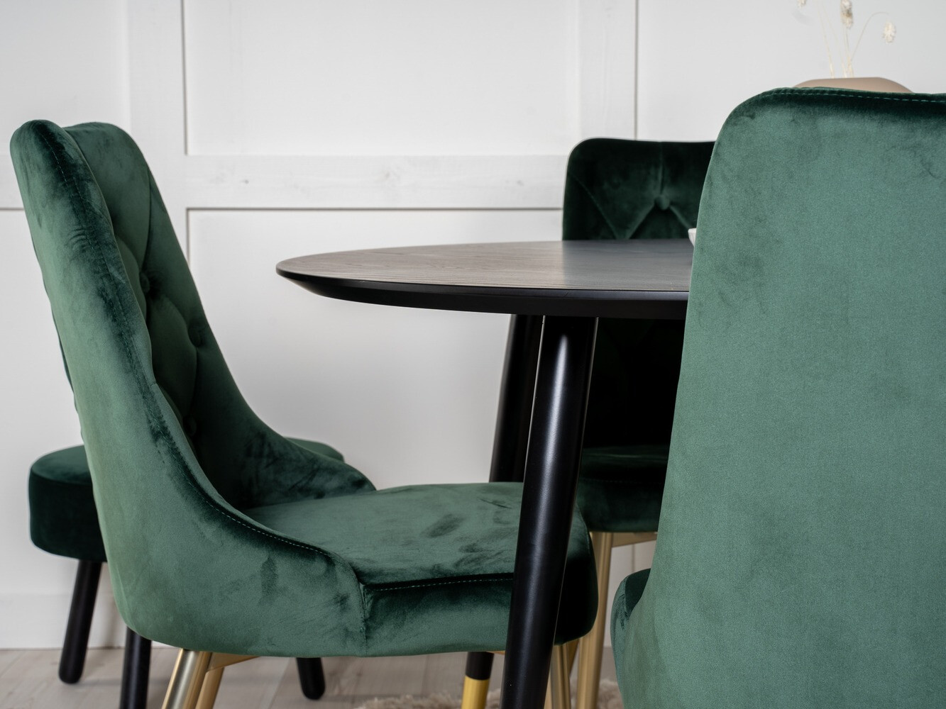 Dining set Dallas 1178 (Green + Golden)