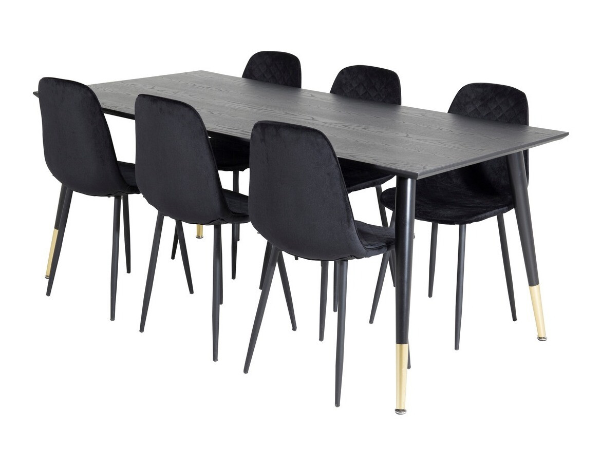 Dining set Dallas 1259 (Black)
