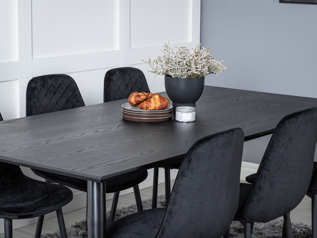 Dining set Dallas 1259 (Black)