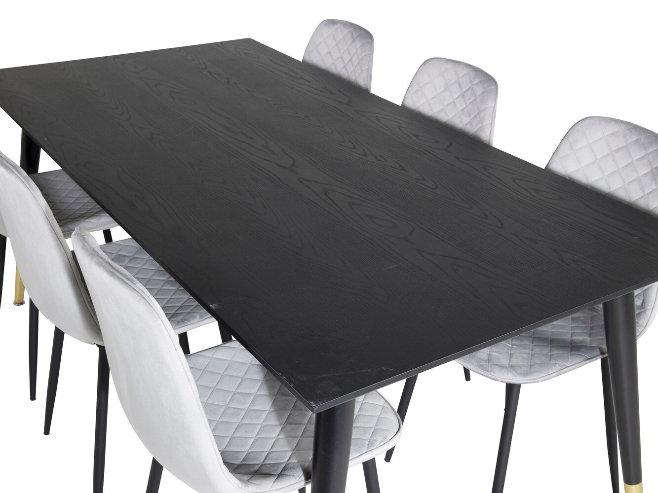 Dining set Dallas 1259 (Grey + Black)