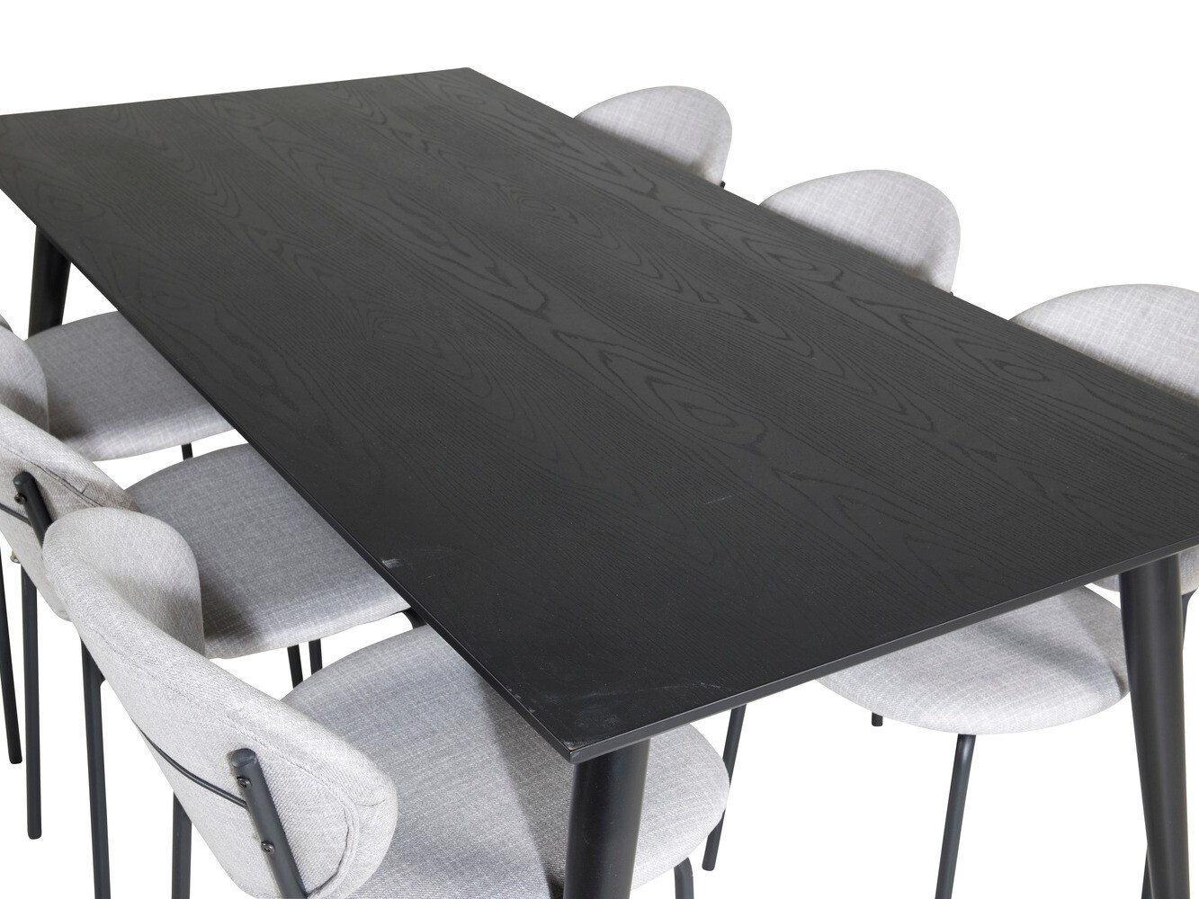 Dining set Dallas 1260 (Grey + Black)
