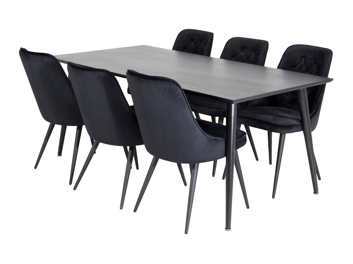 Dining set Dallas 1336 (Black)