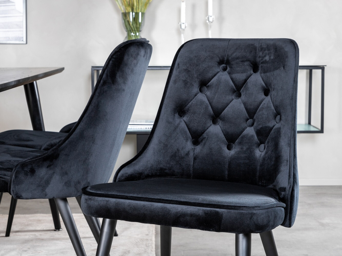 Dining set Dallas 1336 (Black)