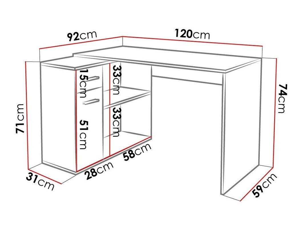 Corner desk Affectus