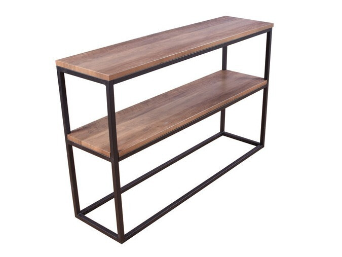 Console table Dallas 2521 (Light brown + Black)