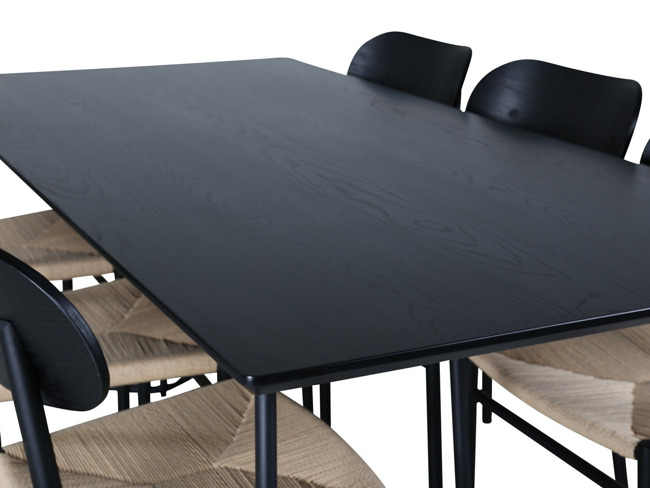 Dining set Dallas 2716 (Black + Light brown)