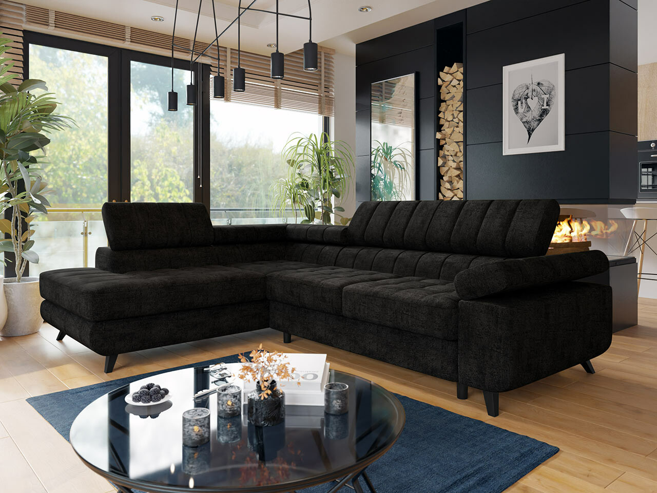 Corner sofa Comfivo 207 (Miu 2056)