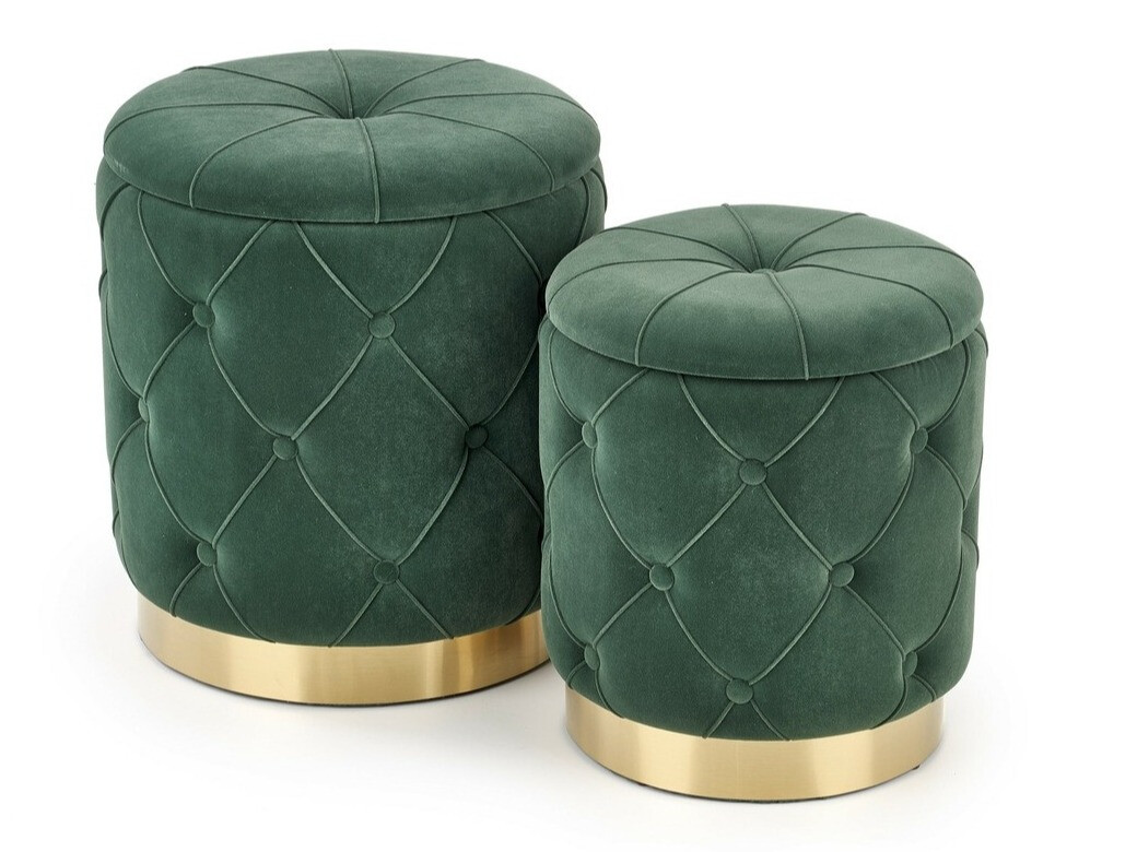 Ottoman set Houston 1154 (Dark green)