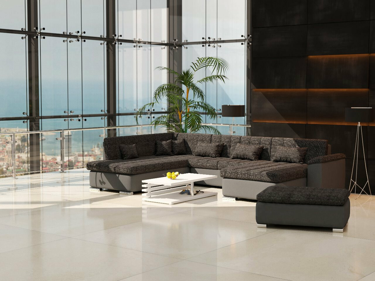 Upholstered furniture set Comfivo Gemma I (Soft 020 + Majorka 03)