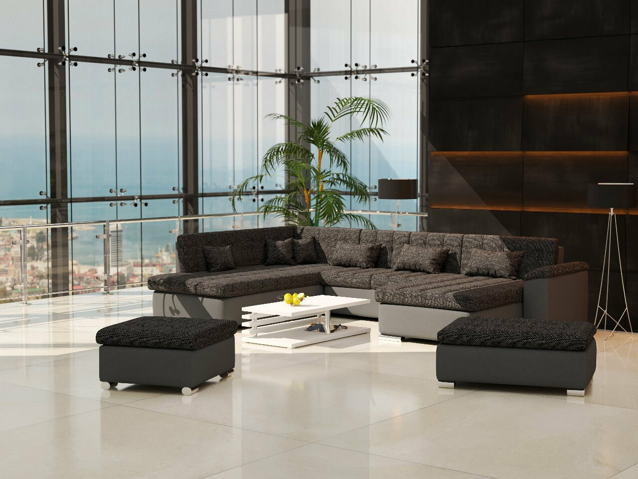 Upholstered furniture set Comfivo Gemma II (Soft 020 + Majorka 03)