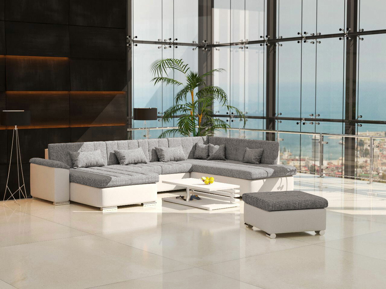 Upholstered furniture set Comfivo Gemma (Soft 017 + Lawa 05)
