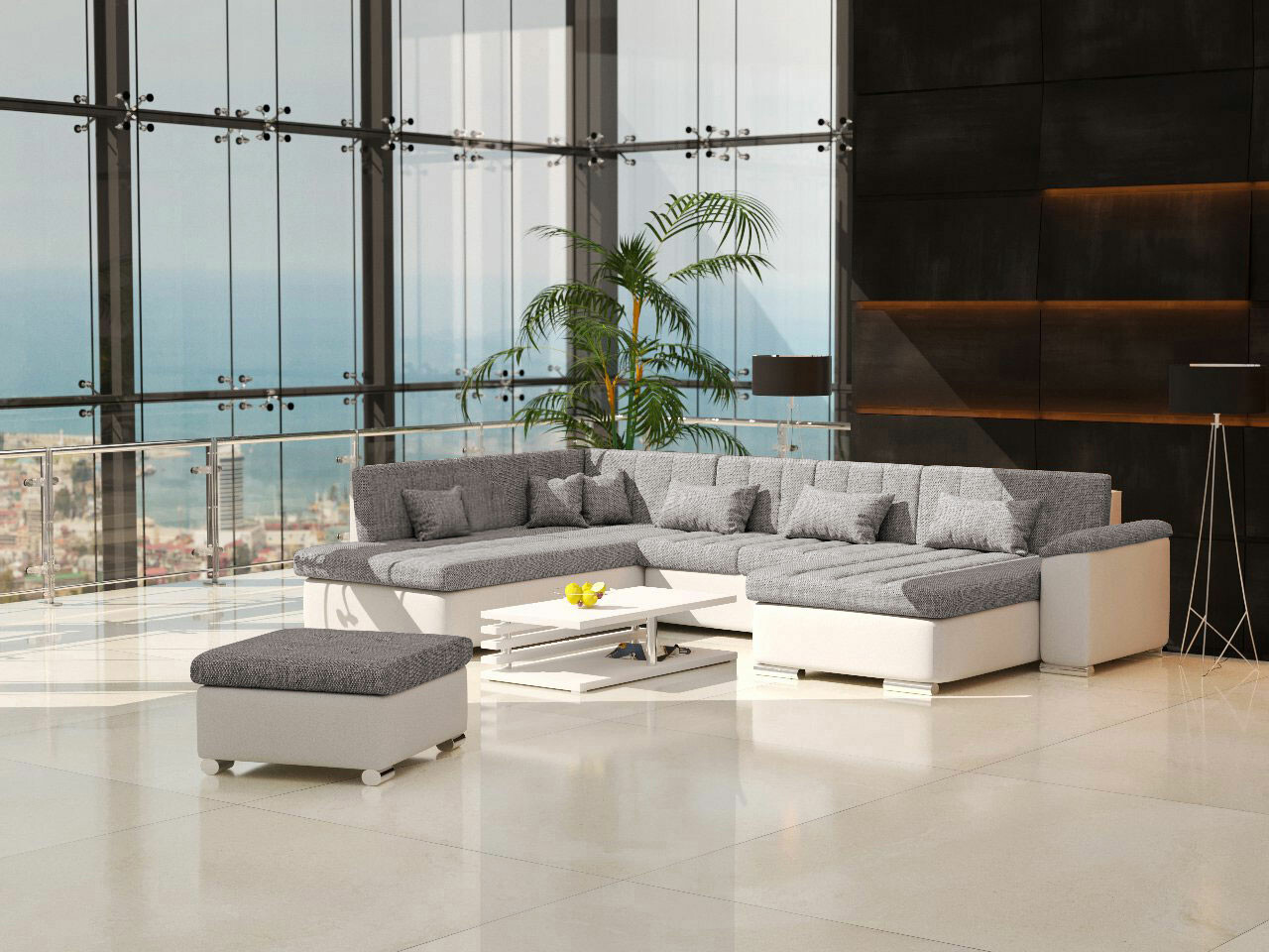Upholstered furniture set Comfivo Gemma (Soft 017 + Lawa 05)