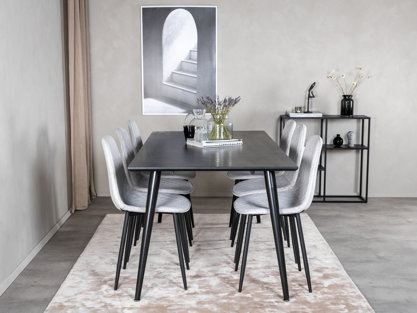 Dining set Dallas 2594 (Black)