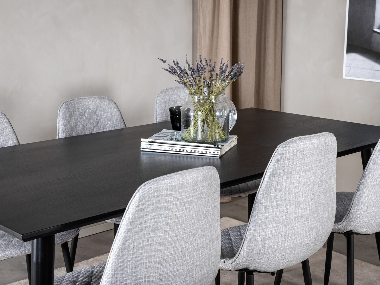 Dining set Dallas 2594 (Black)
